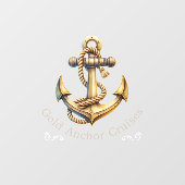 Golden Anchor | Clear ウィンドウサイン (シート)