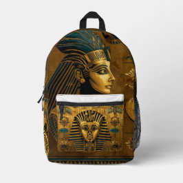 Golden Ancient Print | Cut & Sew Bag プリントバックパック