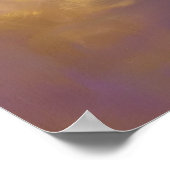 Golden Angel Ethereal Spiritual Wall Art Poster ポスター (角)