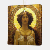 Golden Angel Glowing Messenger of Light セラミックオーナメント (左)