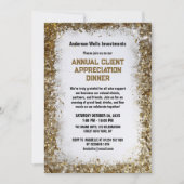 Golden Annual Client Appreciation Dinner Party 招待状 (正面)