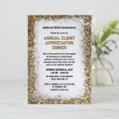 Golden Annual Client Appreciation Dinner Party 招待状 (スタンド正面)