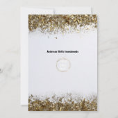 Golden Annual Client Appreciation Dinner Party 招待状 (裏面)