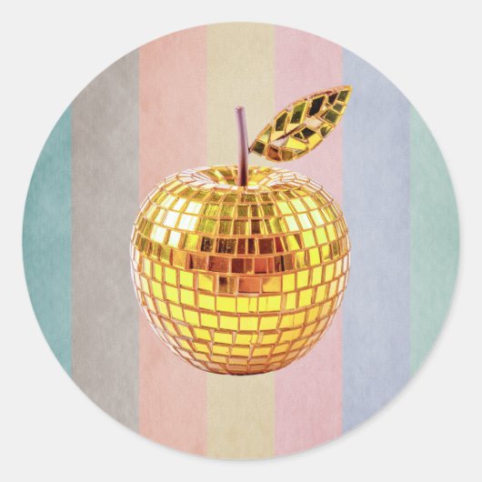 Golden Apple ラウンドシール (正面)
