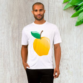 Golden Apple Bright Yellow Fruit Tシャツ