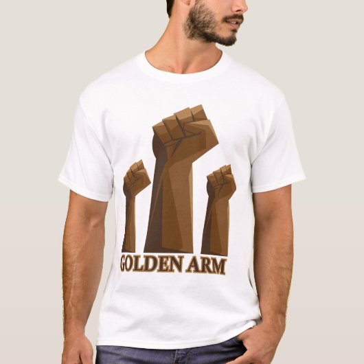 Golden Arm Expert Pipe Welder Gift Tシャツ (正面)