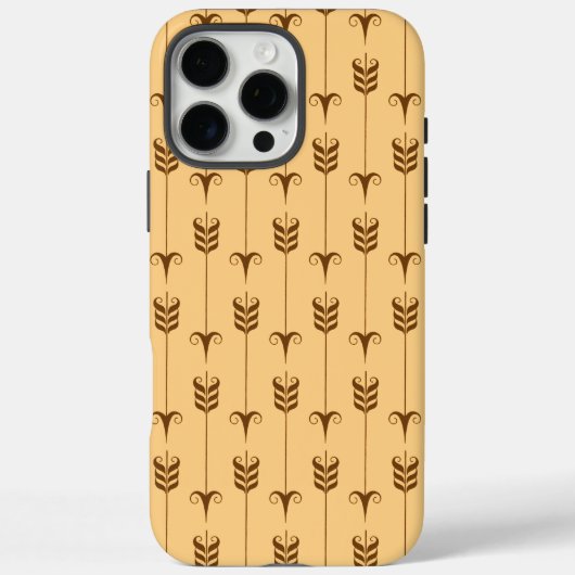 Golden Arrow Geometric Pattern Case-Mate iPhoneケース (裏面)
