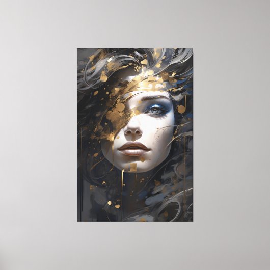 Golden Aura キャンバスプリント (正面)