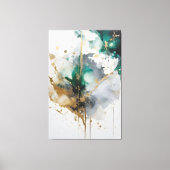 Golden Aurora キャンバスプリント (正面)