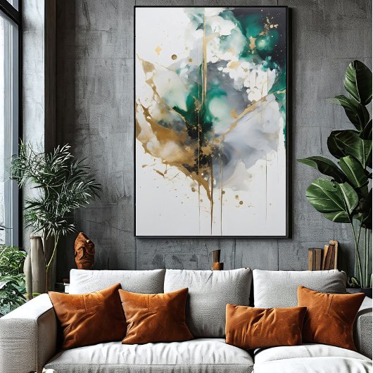 Golden Aurora キャンバスプリント