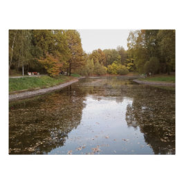 Golden Autumn Lake Edition ポスター