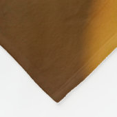 Golden Autumn Leaves Christmas Gift フリースブランケット (角)