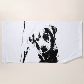 Golden Autumn Sentinel ビーチタオル (正面)