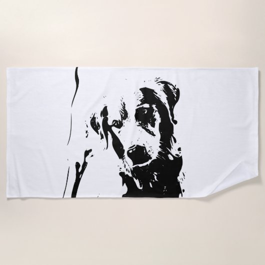 Golden Autumn Sentinel ビーチタオル (正面)