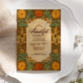 Golden Autumn Thanksgiving Celebration 招待状