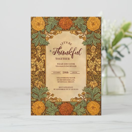 Golden Autumn Thanksgiving Celebration 招待状 (スタンド正面)