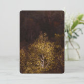Golden autumn tree シーズンカード (スタンド正面)