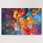 Golden Awakening – An Explosion of Colors & Energy ジグソーパズル (横)