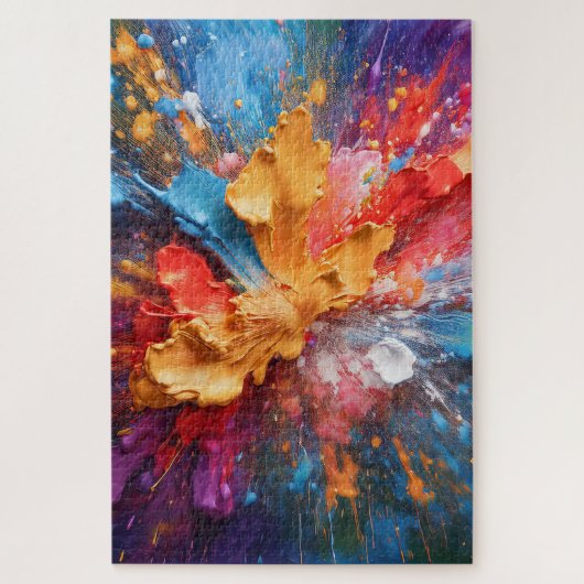 Golden Awakening – An Explosion of Colors & Energy ジグソーパズル (縦)
