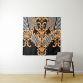 Golden baroque ornament タペストリー (インサイチュ)