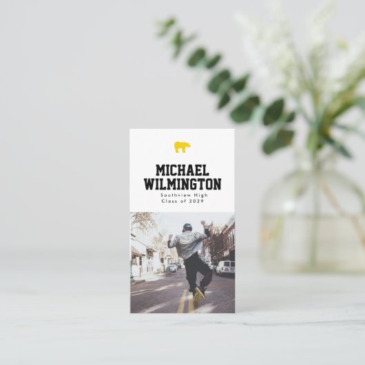 Golden Bear Varsity Graduation Name 名刺 (スタンド正面)