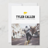 Golden Bear Varsity Text-only Backer 招待状 (正面)