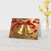 Golden Bells Holiday Card カード (黄色い花)