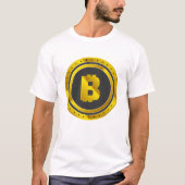 Golden Bitcoin T-Shirt Tシャツ (正面)