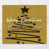 Golden Black Label Set  スパークリングワインラベル (シングルラベル)