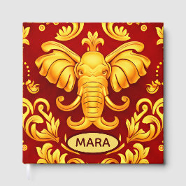 Golden Blessings: Personalized Elephant Mara QR    ゲストブック