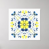 Golden Bloom Harmony キャンバスプリント (正面)