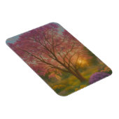 Golden Bloom – Sunset Garden Painting マグネット (右側)