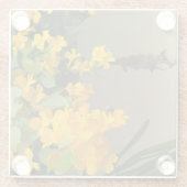 Golden Blossom Beauty ガラスコースター (裏面)