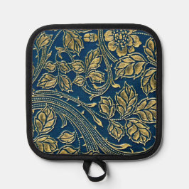 Golden Blossom Elegance 鍋敷き