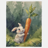 Golden Blossom Elegance  Fleece Blanket フリースブランケット (正面)