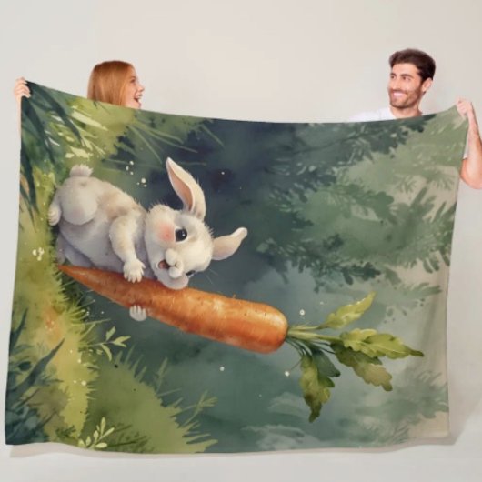 Golden Blossom Elegance  Fleece Blanket フリースブランケット