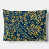 Golden Blue Elegance アクセサリーポーチ (裏面)