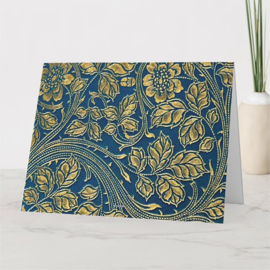 Golden Blue Elegance カード (裏面)