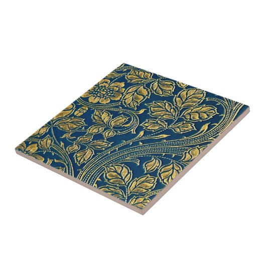 Golden Blue Elegance  タイル (側面)