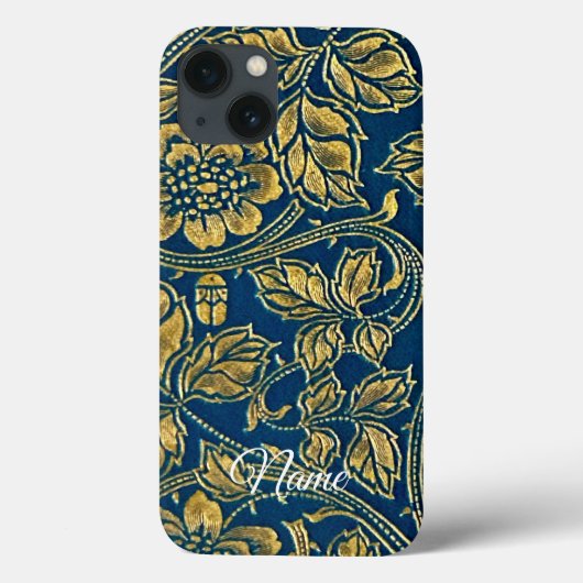 Golden Blue Elegance  Case-Mate iPhoneケース (裏面)