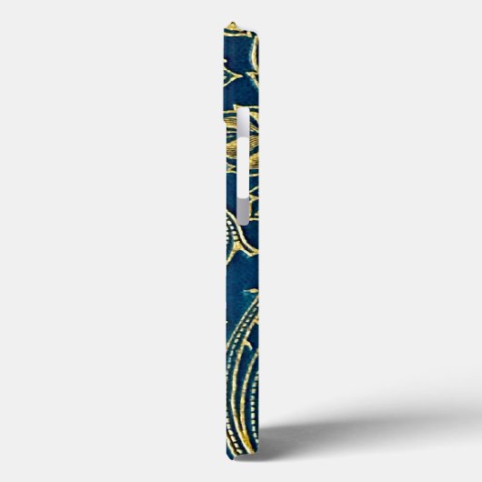 Golden Blue Elegance  Case-Mate iPhoneケース (裏面 / 左)