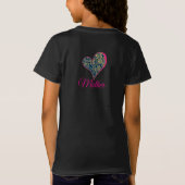 Golden Blue Elegance Tシャツ (裏面)