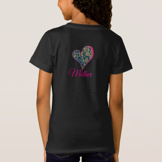 Golden Blue Elegance Tシャツ (裏面)