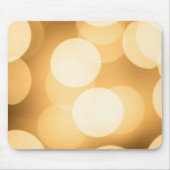 Golden Bokeh Lights Aesthetic Elegant Warm Glow マウスパッド (正面)