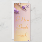 Golden Bookmark Mel Mae Schmidt Stationery カード (裏面)