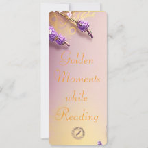 Golden Bookmark Mel Mae Schmidt Stationery