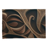 Golden Botanical Flow Elegant   枕カバー (正面右)