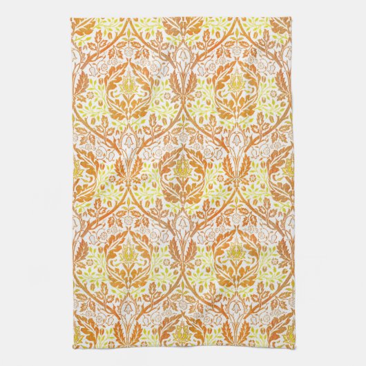 Golden Bough William Morris Vintage Art Nouveau キッチンタオル (縦)