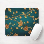Golden Branches Elegance Mouse Pad マウスパッド (マウス)