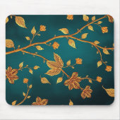 Golden Branches Elegance Mouse Pad マウスパッド (正面)